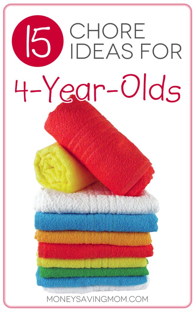 15 Chore Ideas for 4-Year-Olds