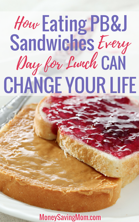 Eating PB&J Sandwiches can change your finances...and your LIFE! Short-term sacrifices can be difficult, but SO worth it in the long run!