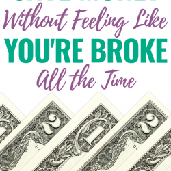 Does saving money make you feel "broke" all the time? This step-by-step process will help!