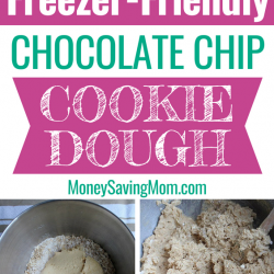 Cookie dough is SO easy to make ahead of time and freezer for later! And you'll always have cookies ready to pop in the oven when company comes over!!