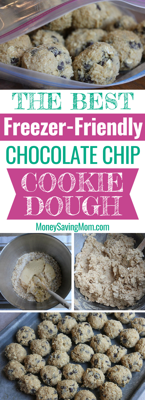 Cookie dough is SO easy to make ahead of time and freezer for later! And you'll always have cookies ready to pop in the oven when company comes over!!