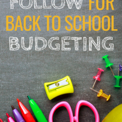 Back to School Budgeting made easy! Just follow these 6 simple steps!
