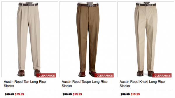 Men’s Wearhouse: Dress Shirts for $10, Polos for $5, Dress Pants for $10 (shipped to store)