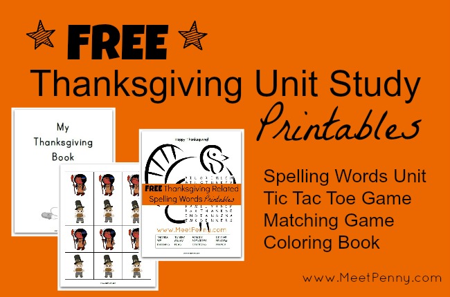 free-thanksgiving-unit-study-printables | Money Saving Mom®
