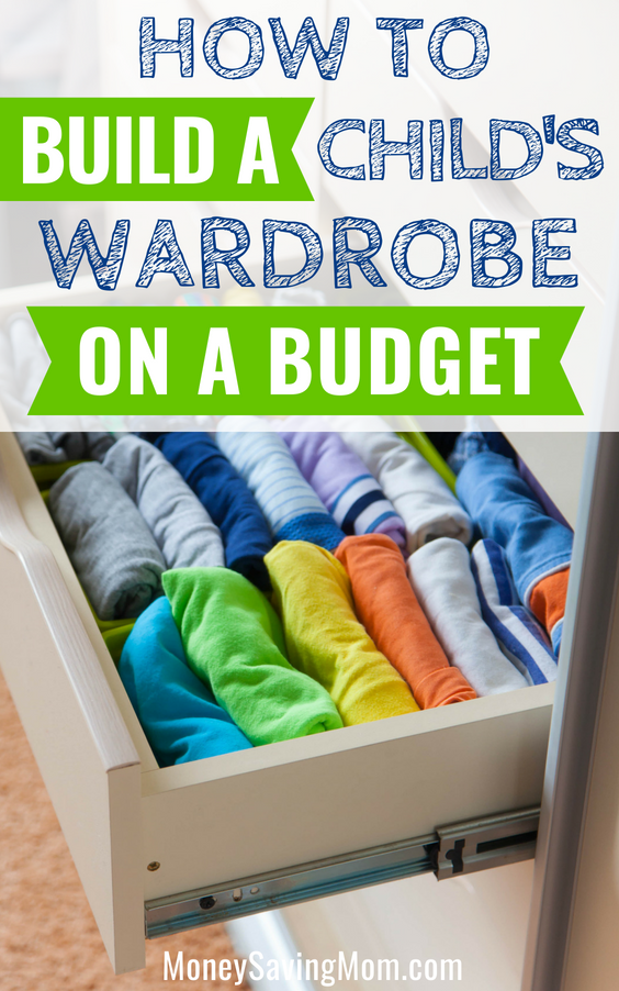 Build a child's wardrobe on a budget with this list of super helpful tips!!