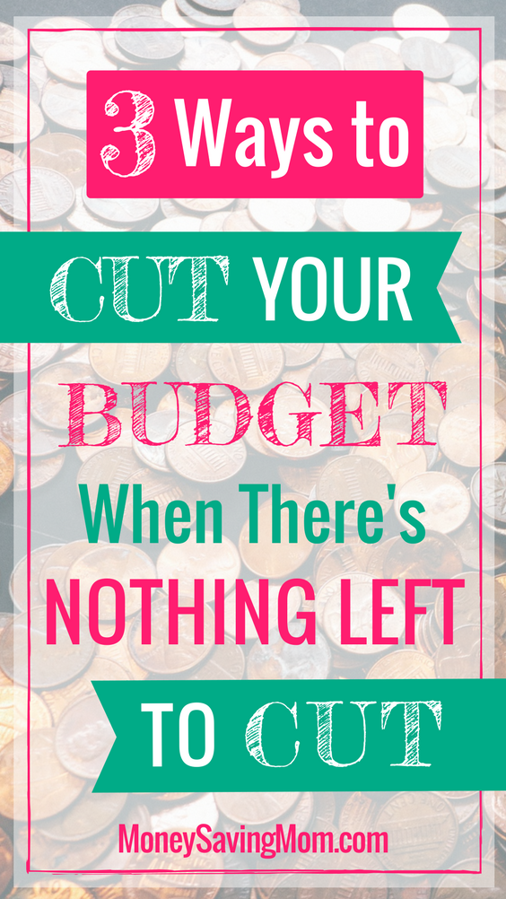 These are such simple ways to cut your budget, even when it feels like there's absolutely nothing left to cut!!