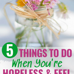 Do you feel hopeless, like you're in a pit of despair? Read this for encouragement!!