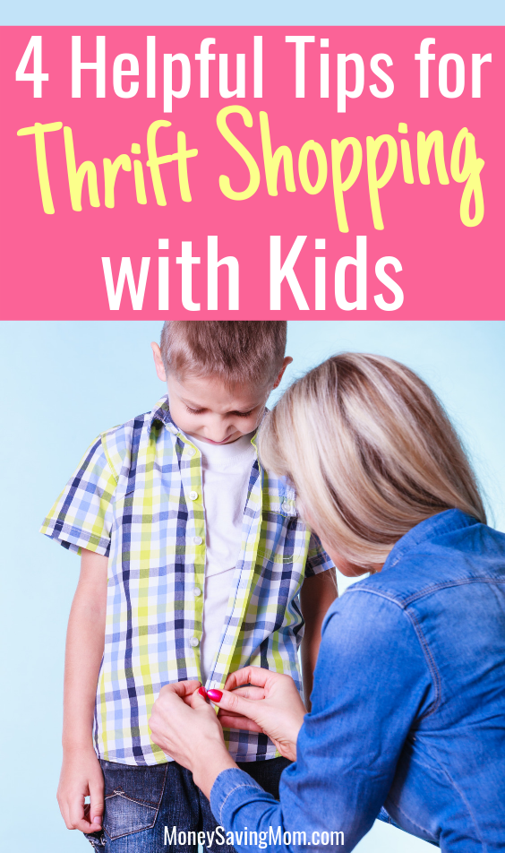 4 Helpful Tips for Thrift Shopping with Kids