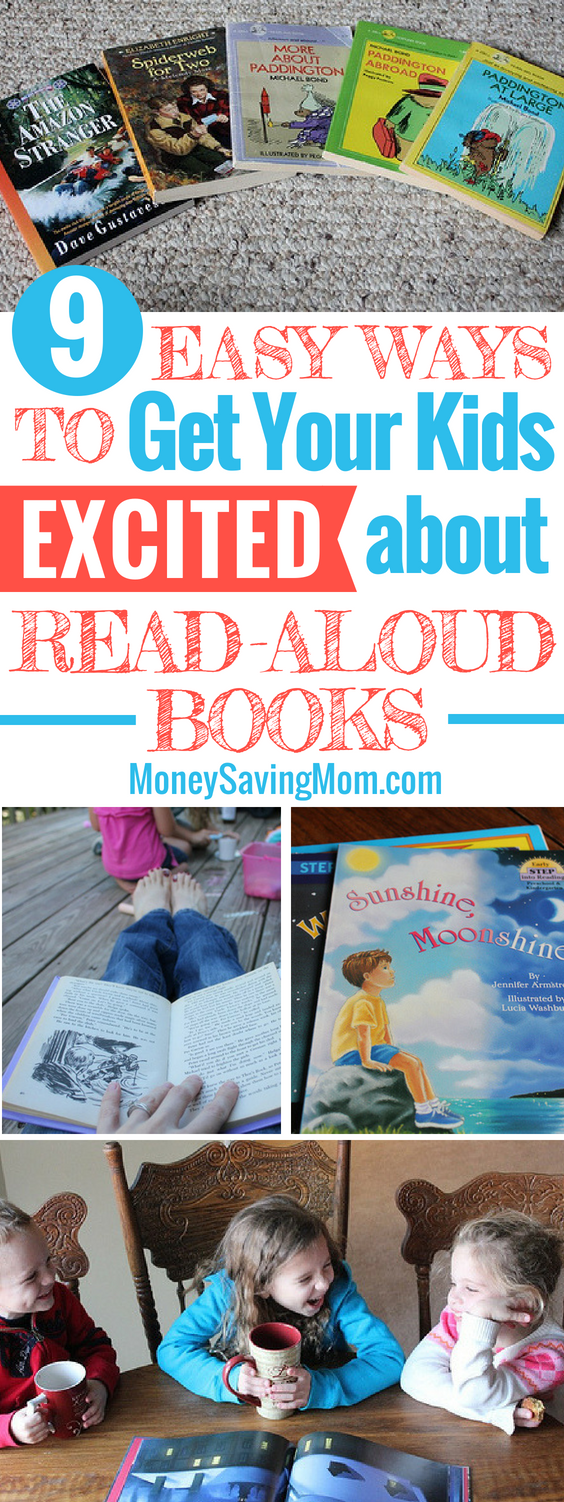 Get your kids excited about read-aloud books with these 9 simple and practical tips! These are SO helpful!!