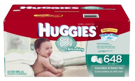 Huggies One and Done Scented Baby Wipes
