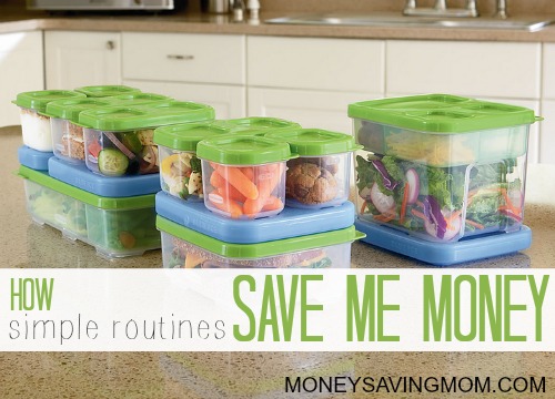 how simple routines save me money