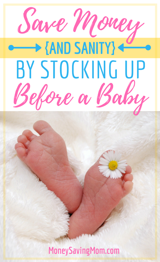 Save money and sanity by stocking up on essentials before your baby arrives! This post is a MUST-READ!!