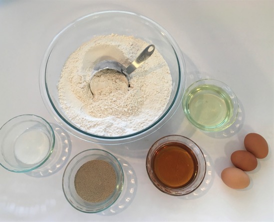 Ingredients for 30-Minute Rolls