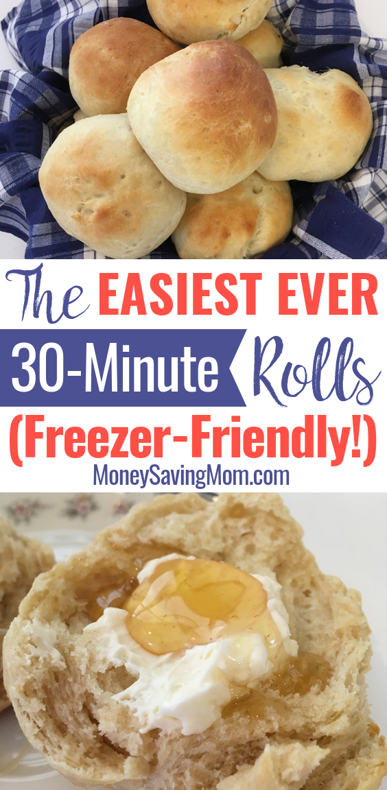 The Easiest Ever 30-Minute Rolls (Freezer-Friendly!)