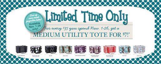 Thirty-One Gifts - This month only you can get our Large Utility