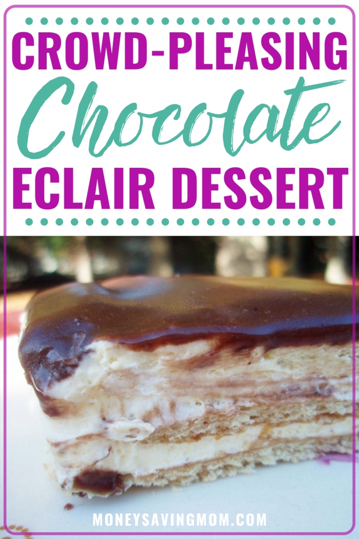 Crowd Pleasing Chocolate Eclair Dessert