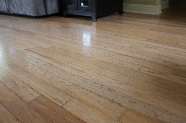 How do you clean wood floors?