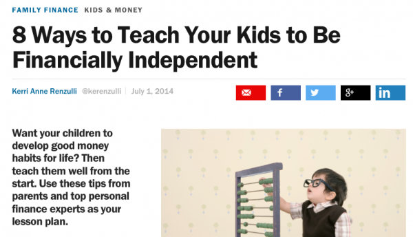 8 Ways to Teach Your Kids to Be Financially Independent