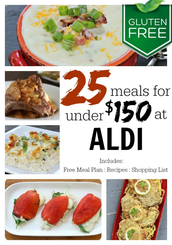 25 Meals at Aldi for $150