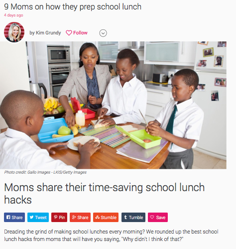 Time-Saving School Lunch Hacks