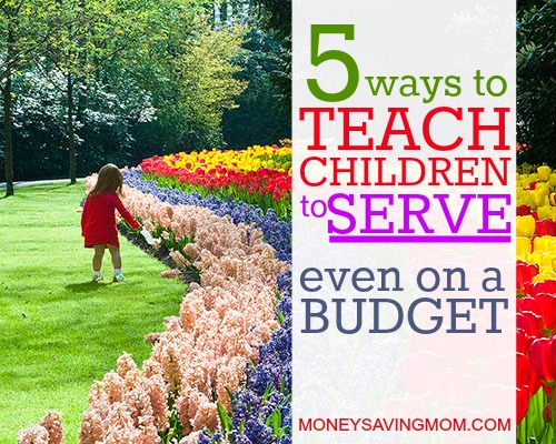 teach children to serve