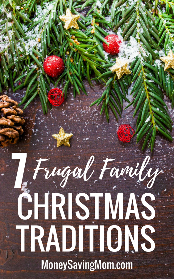 Use these frugal family Christmas traditions as ideas to embrace the Christmas season without breaking your budget!