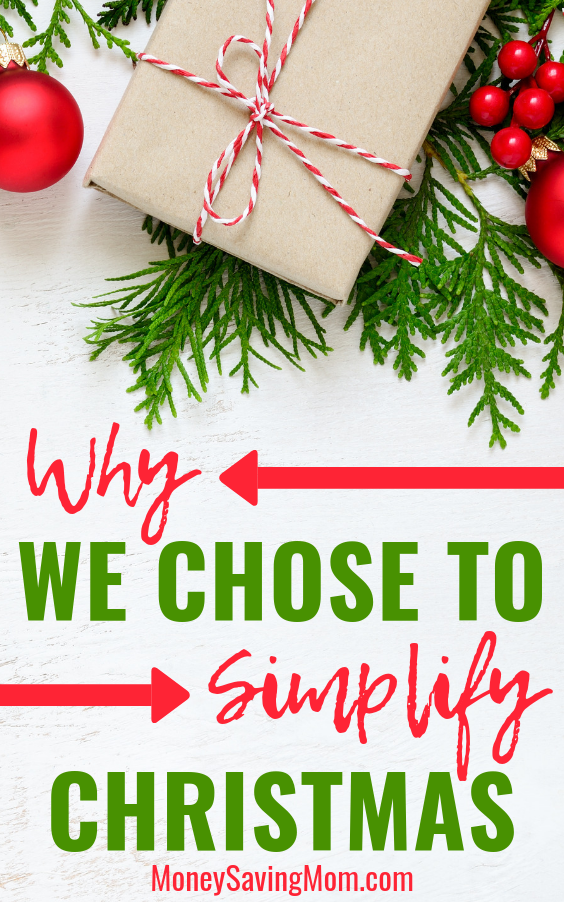The year we chose to simplify Christmas, and why it was the best decision we made!