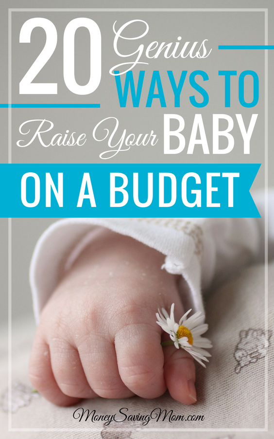 Wondering how to raise a baby on a budget? It's easier than you think! Check out this helpful list of 20 ways to save -- even with growing babies in the house!