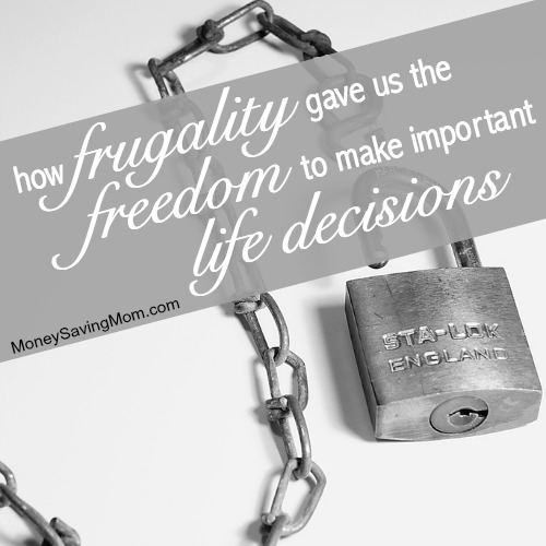 frugality and freedom