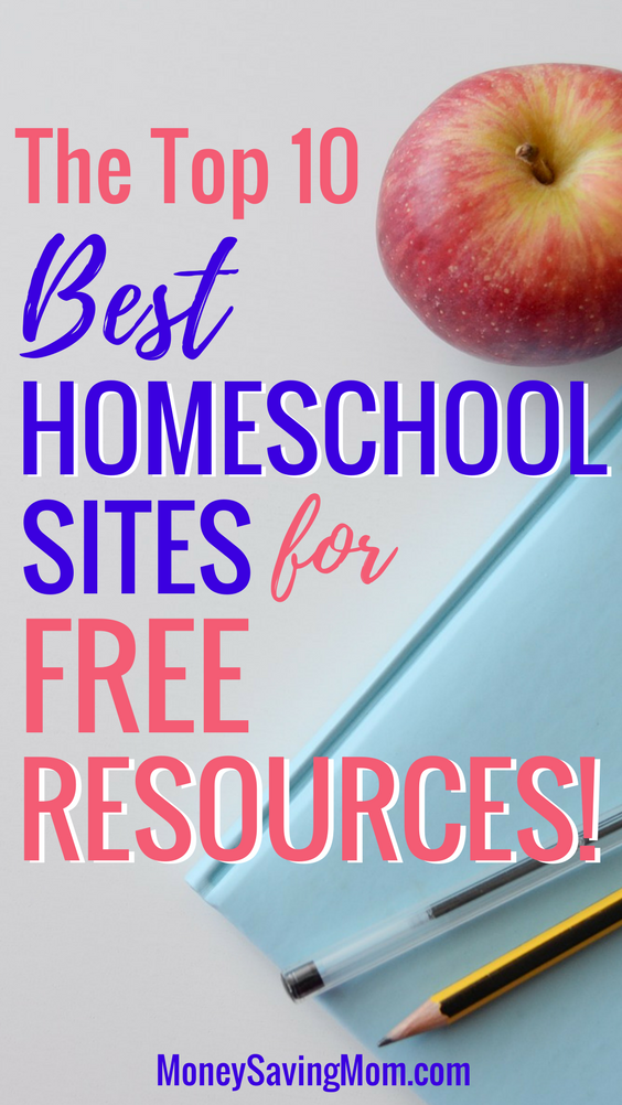 If you homeschool, you don't want to miss this helpful list of the BEST 10 places for FREE homeschooling resources!