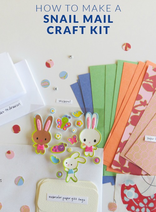 snail mail craft kit
