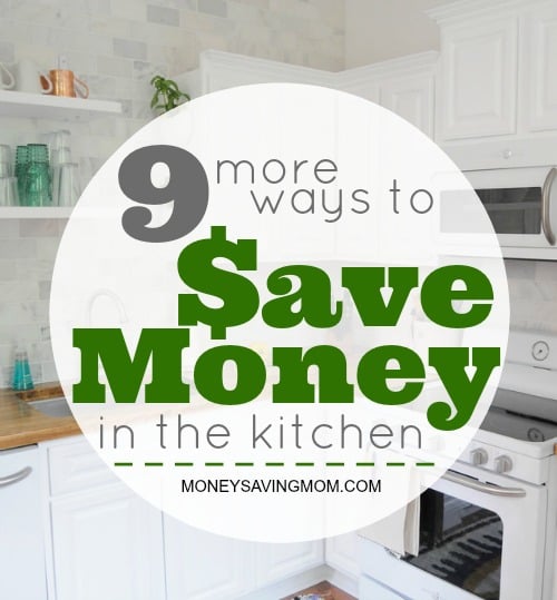 ways to save more in the kitchen