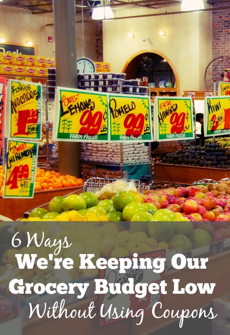 6 Ways We're Keeping Our Grocery Budget Low Without Using Coupons
