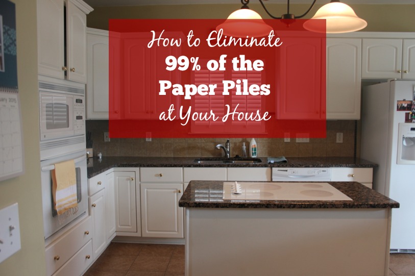 How to Eliminate 99% of the Paper Piles at Your House
