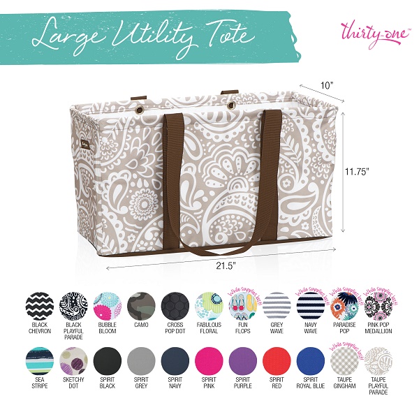 Thirty One Outlet Sale and Organizing Utility Tote #Giveaway - Bargain  Shopper Mom