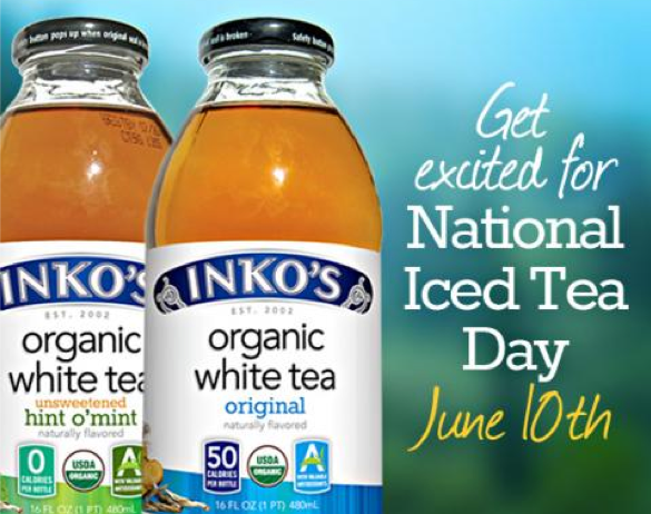 It's National Iced Tea Day -- get free Inko's Organic White Tea!