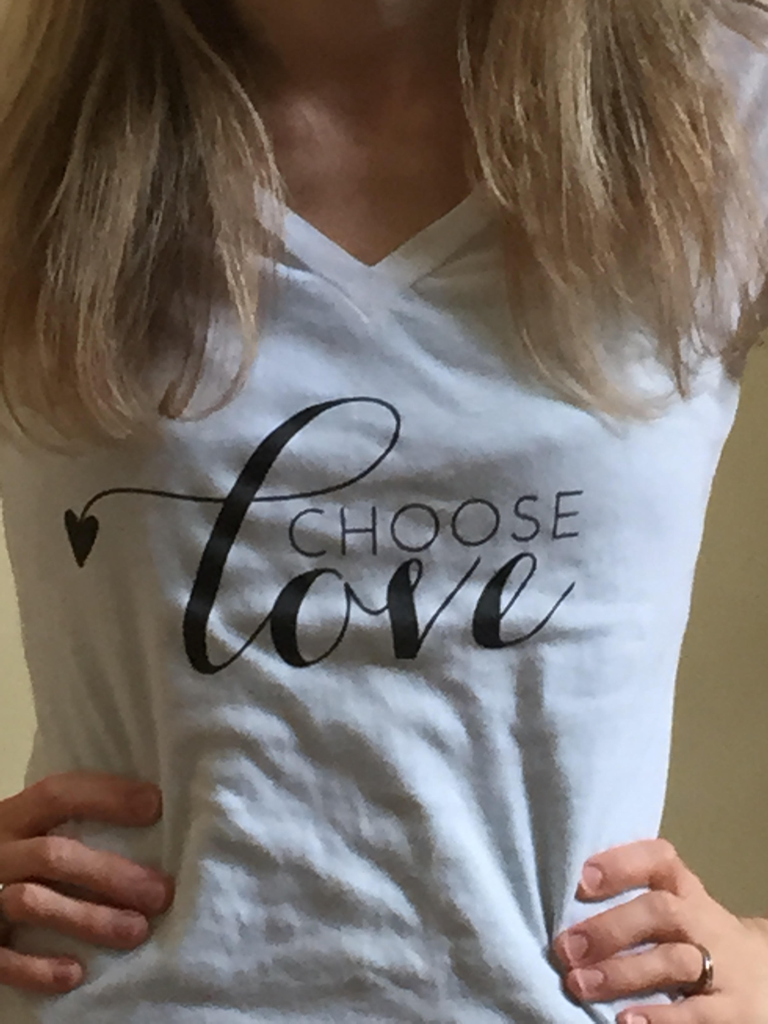 Choose Love tees