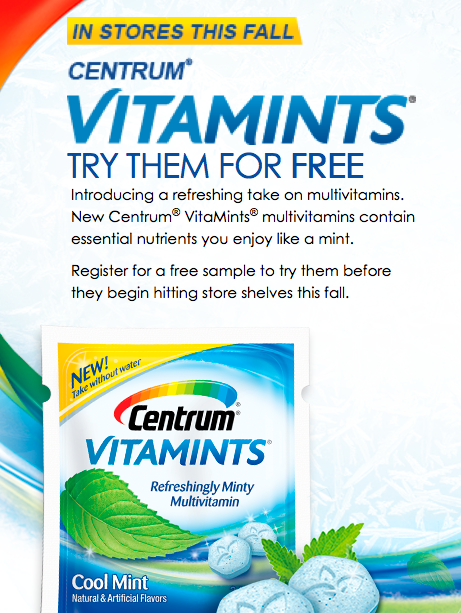 Free Centrum Vitamints