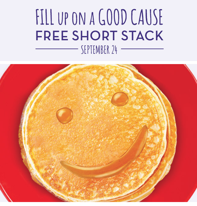 Free Short Stack of Pancakes at Perkins