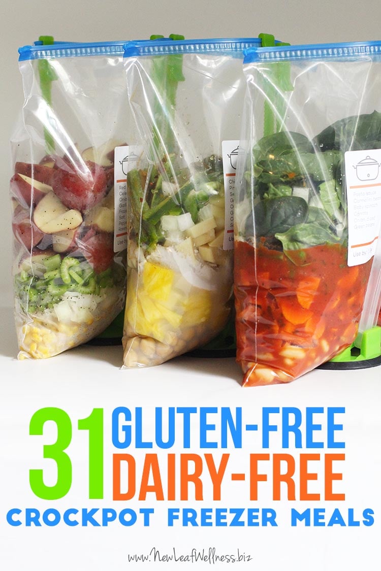 31 Gluten Free Dairy Free Crockpot Freezer Meals