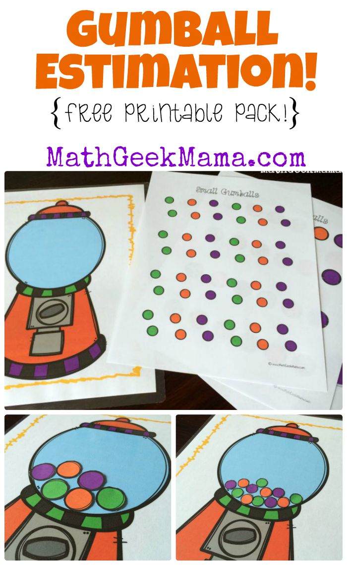Free Gumball Estimation Printable Pack