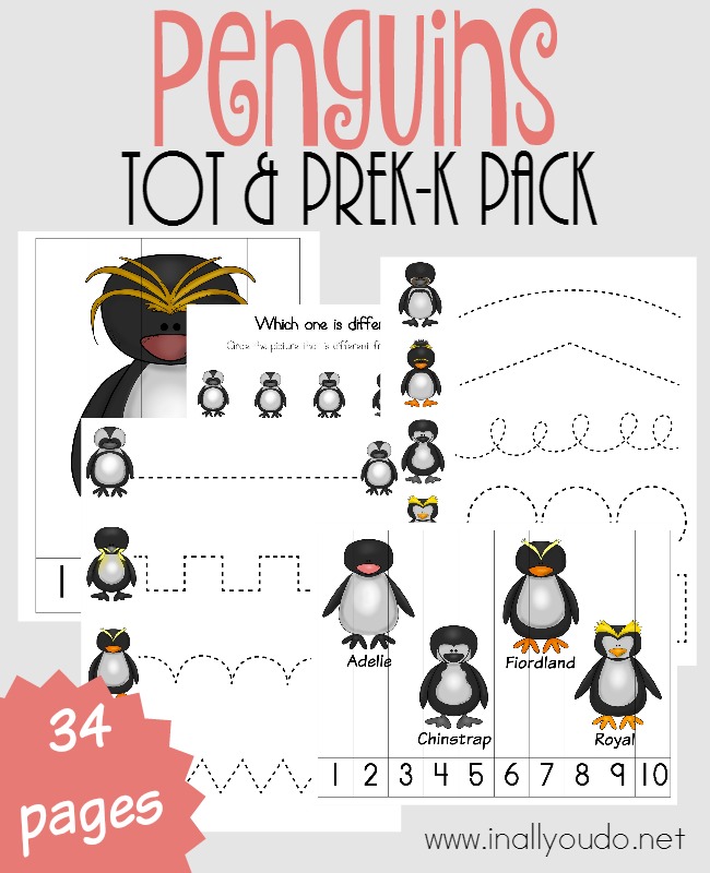 Free Penguins Printable Pack | Money Saving Mom®