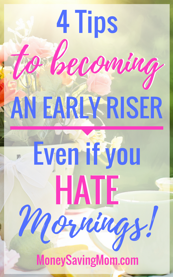 Make the most of your mornings with these helpful tips! You'll rise earlier and have a more productive day as a result!