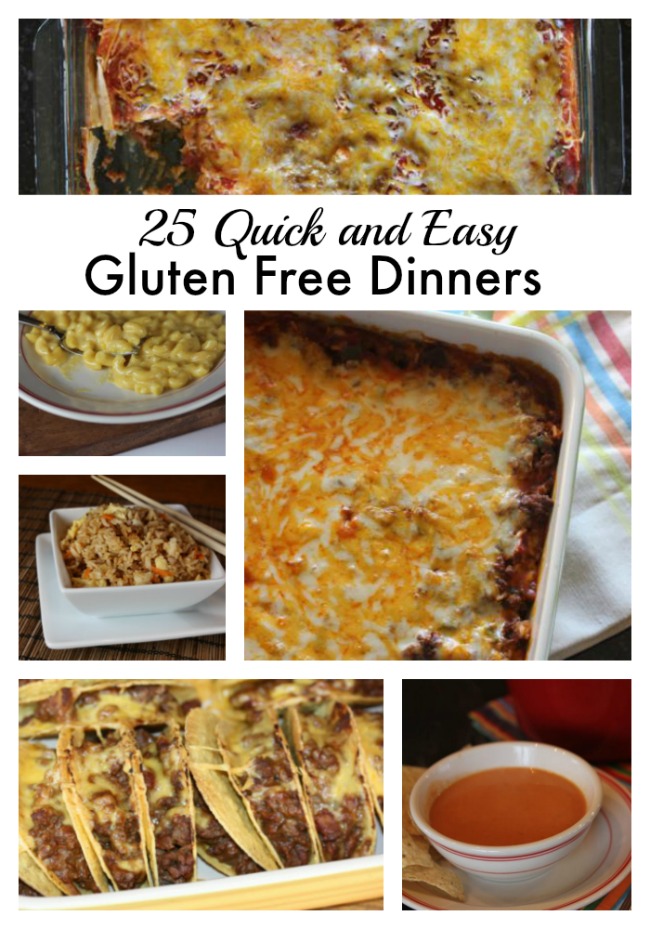 25 Quick and Easy Gluten Free Dinners