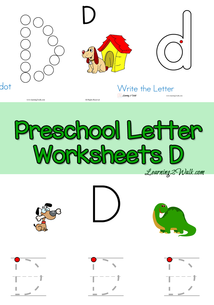 Free Printable Letter D Preschool Worksheets | Money Saving Mom®