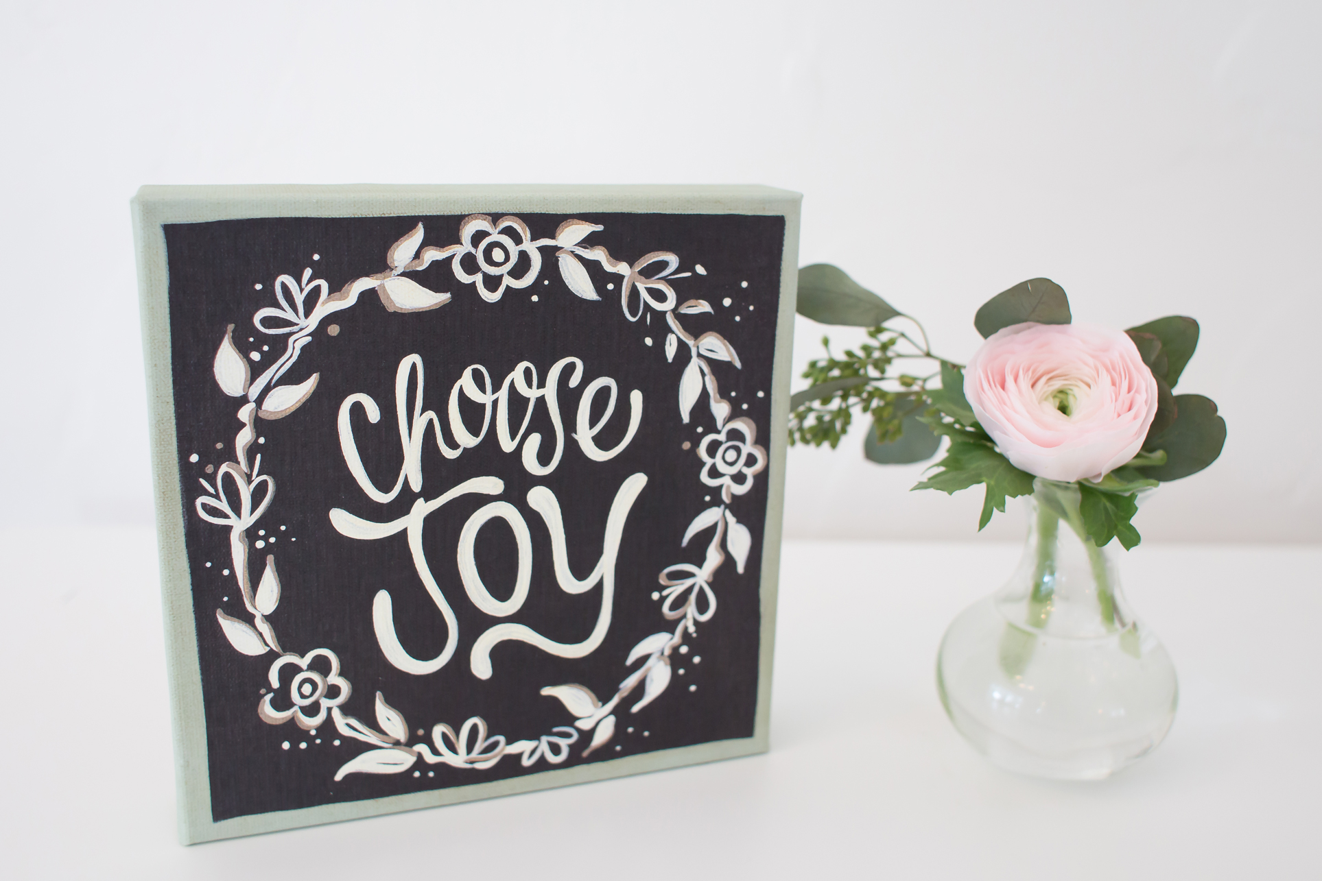 Get our new Choose Joy Canvas for just $13.50 right now!