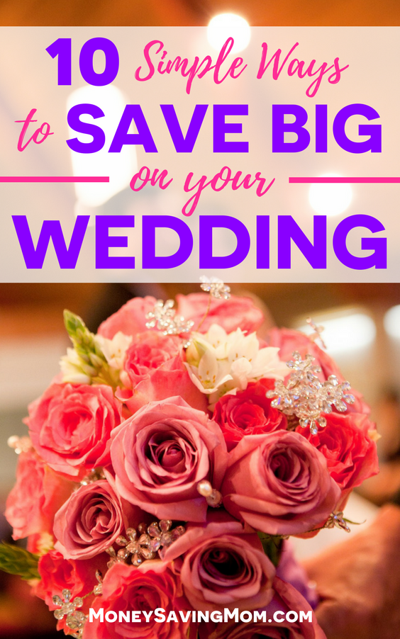 Planning a frugal wedding? Save BIG on wedding expenses with these 10 simple tips!