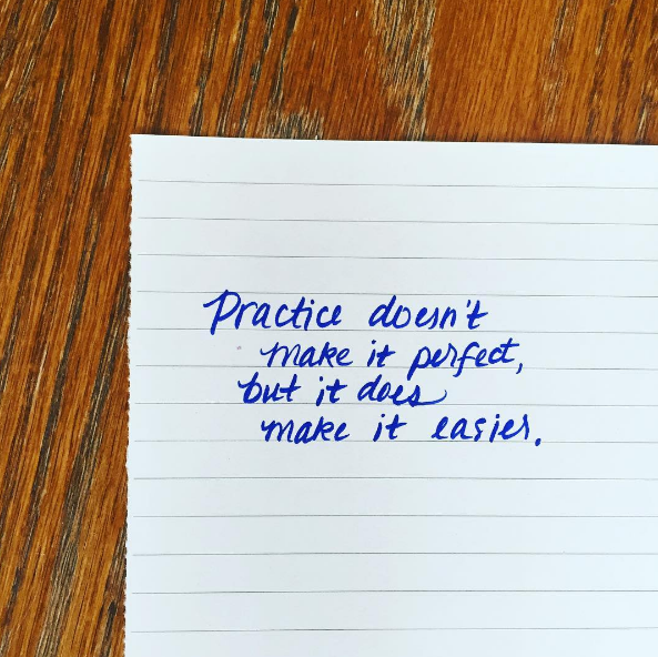Practice doesn't make it perfect