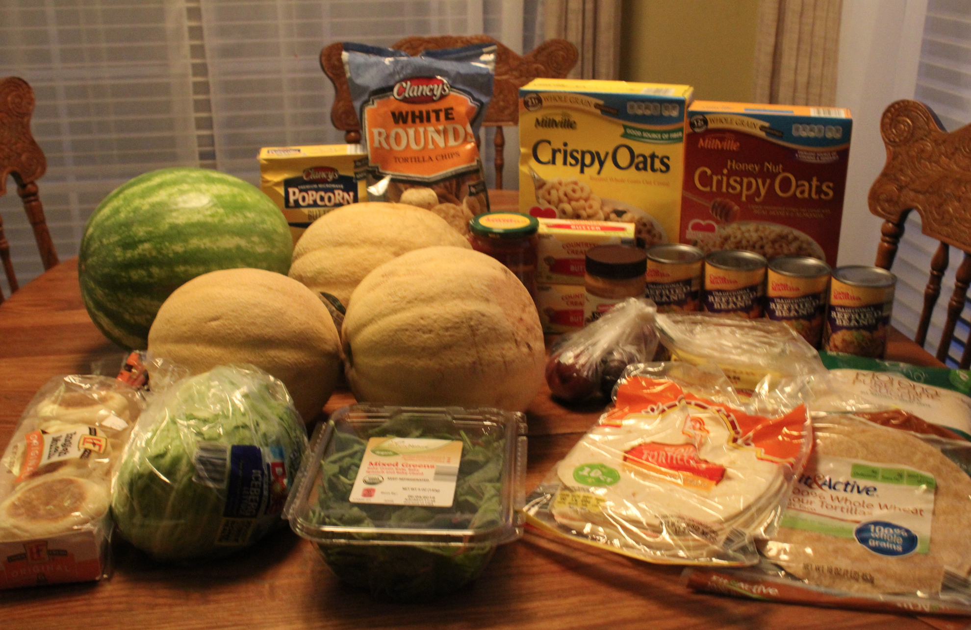 I only spent $35 and got all of these groceries!