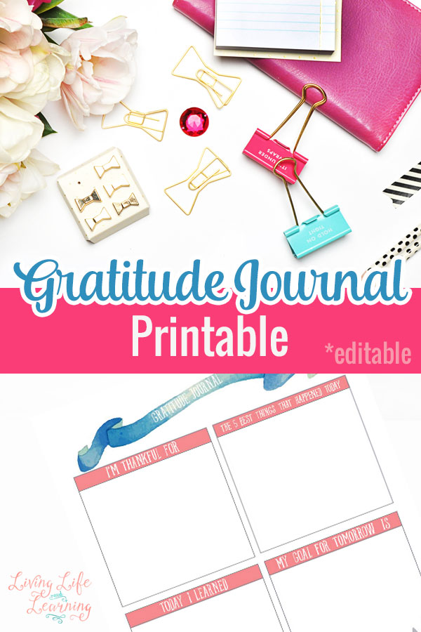 Download a free Gratitude Journal printable! | Money Saving Mom®